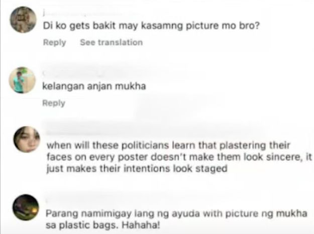 Comments on Arron Villaflor post
